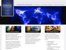 Tablet Screenshot of cybersecurityfoundations.com